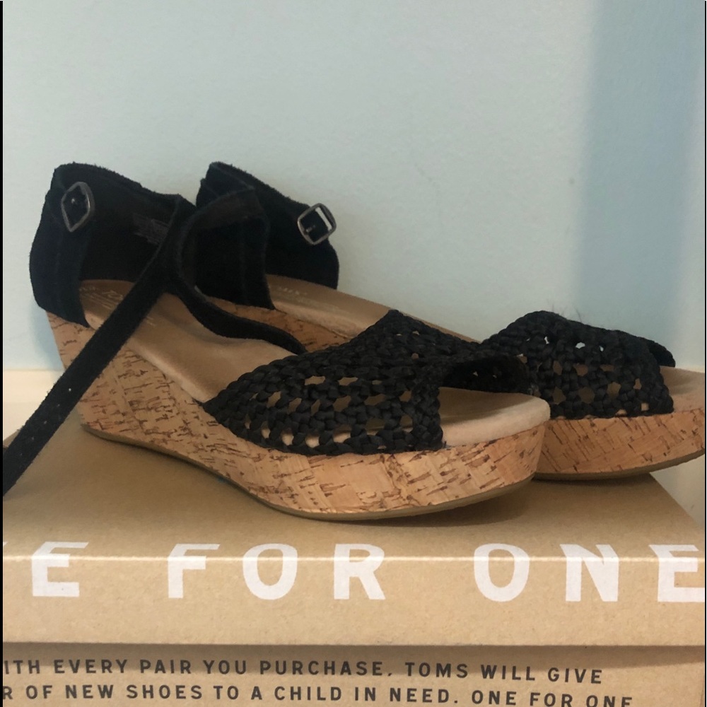 Toms platform wedge